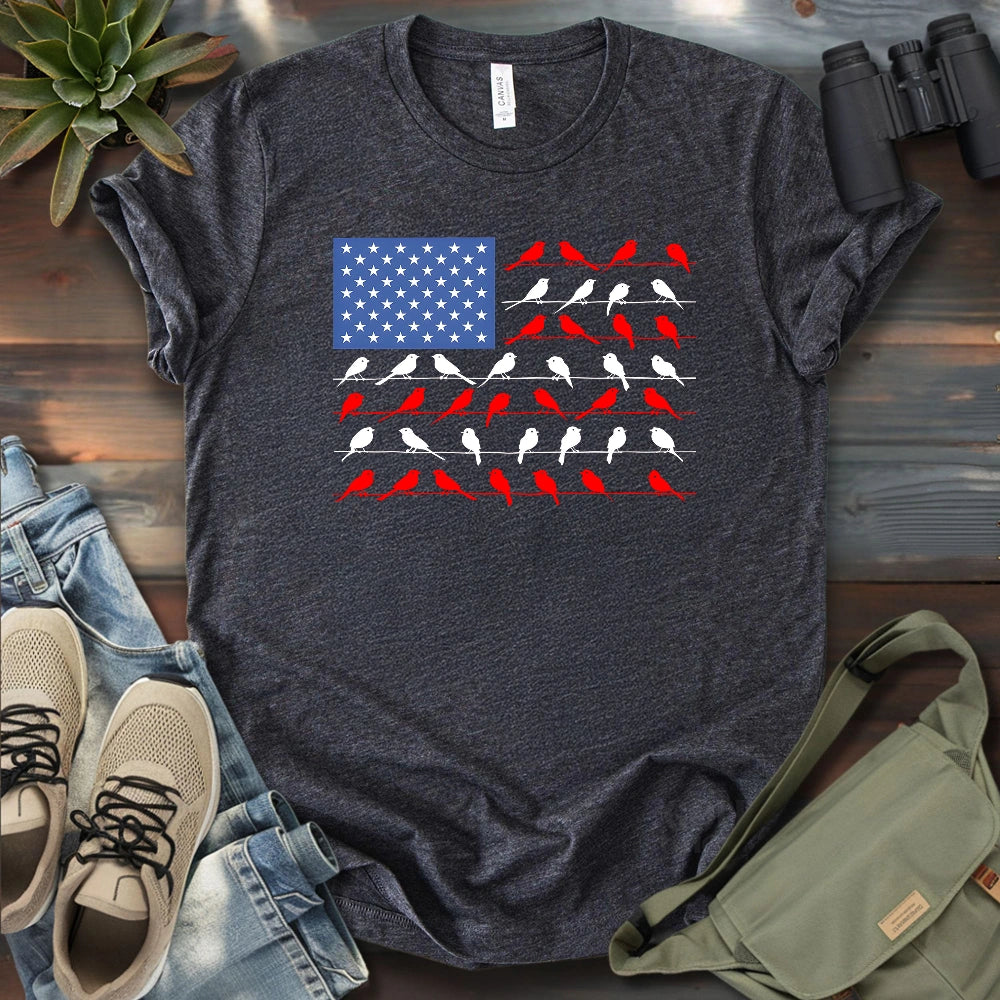 Feathered Flag T-shirt