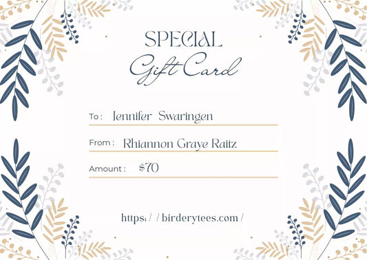 Jennifer Swaringen Gift Card