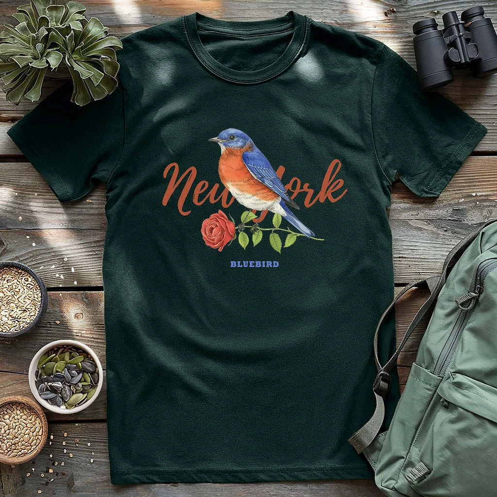 Bluebird In New York T-shirt