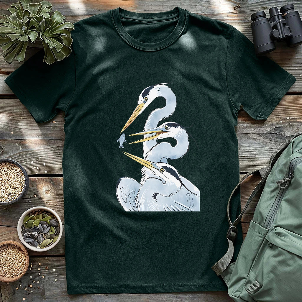 Fighting For A Fish T-shirt