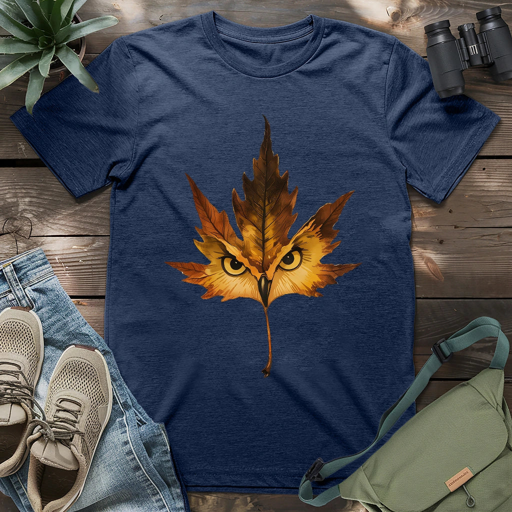 Owl Mapple Leaf T-shirt