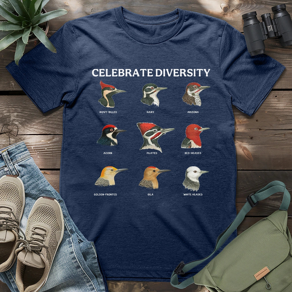 Woodpecker Diversity T-shirt