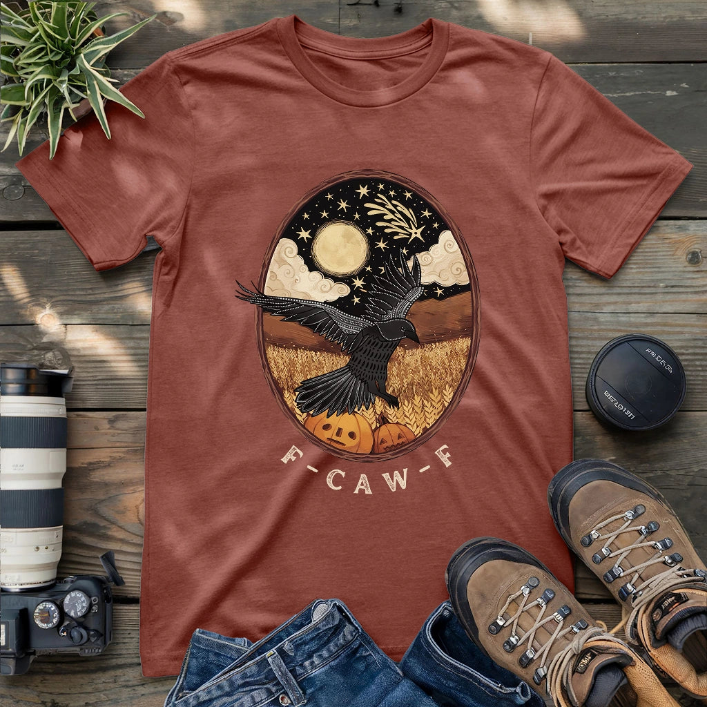 Halloween On A Golden Field T-shirt