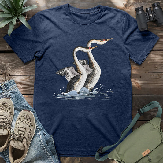 Dancing Grebes T-shirt