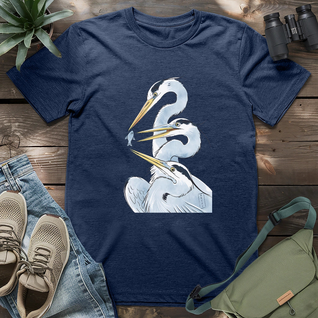 Fighting For A Fish T-shirt
