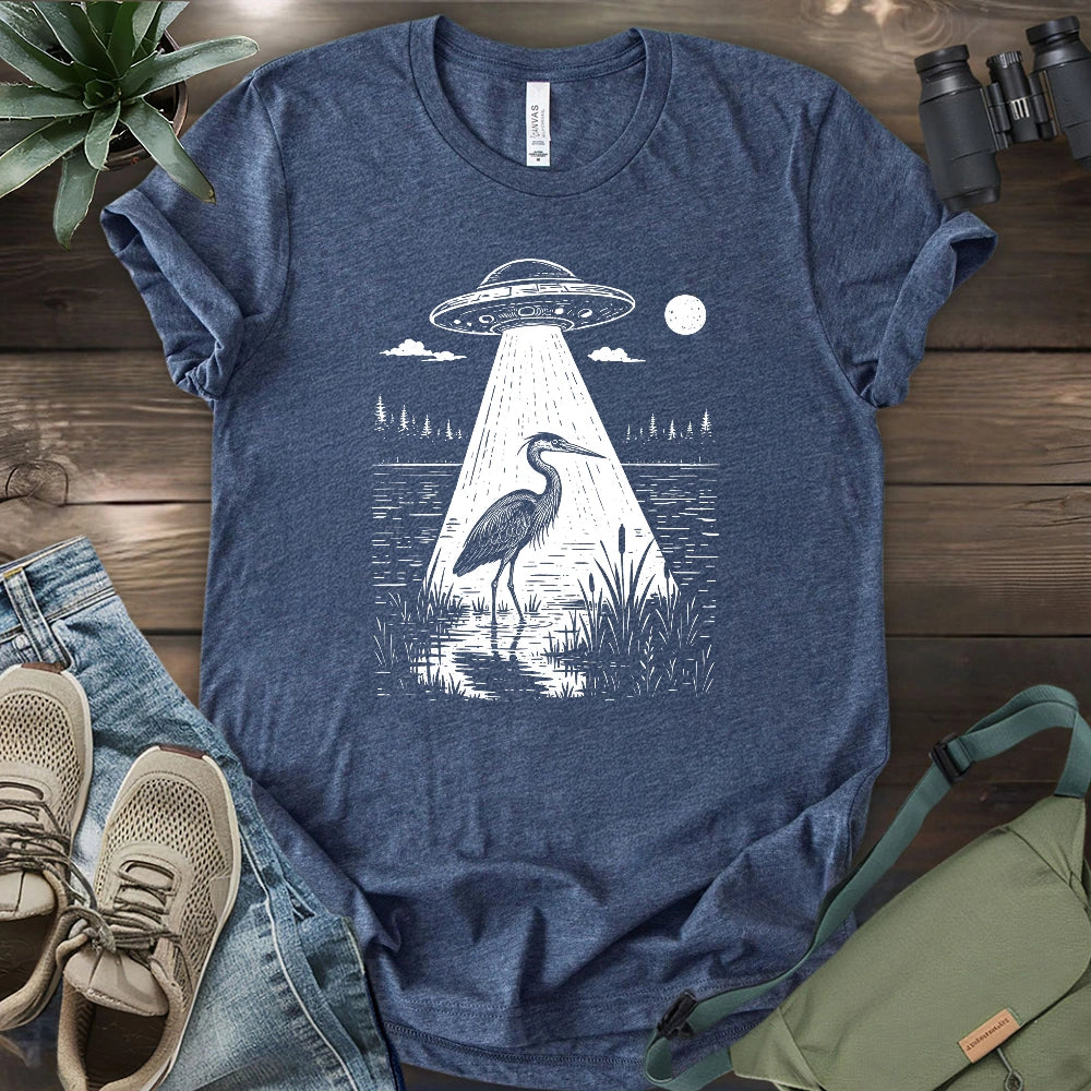 Herons Are Aliens T-shirt