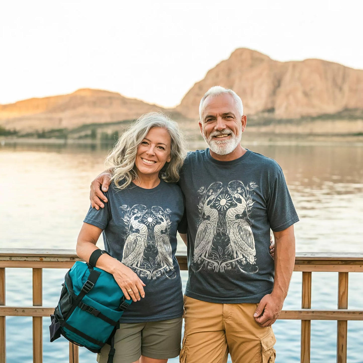 Dawn of the Herons T-shirt
