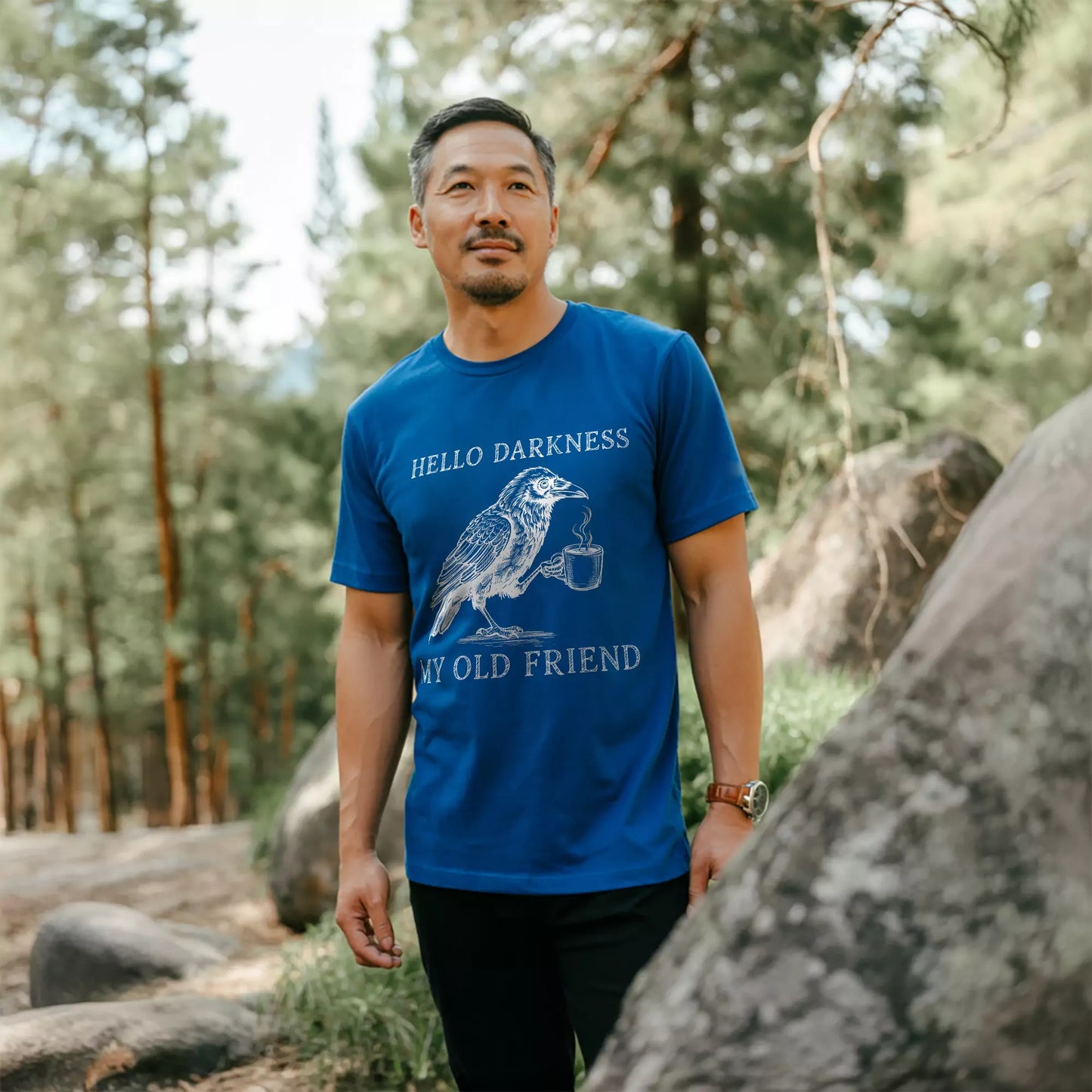 Raven Hello Darkness T-shirt
