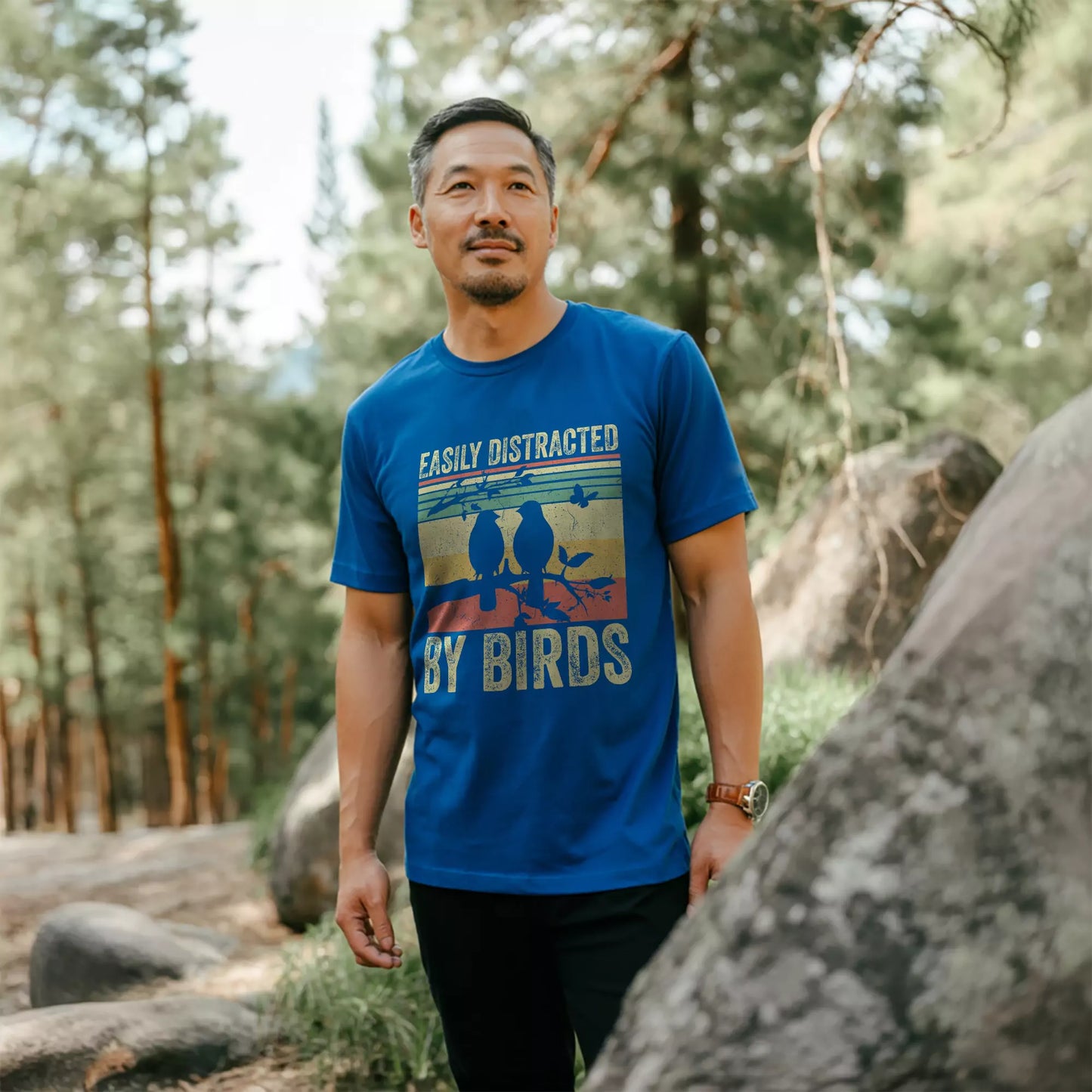 Easily Distracted By Bird T-shirt