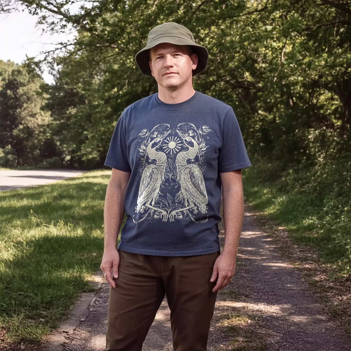 Dawn of the Herons T-shirt