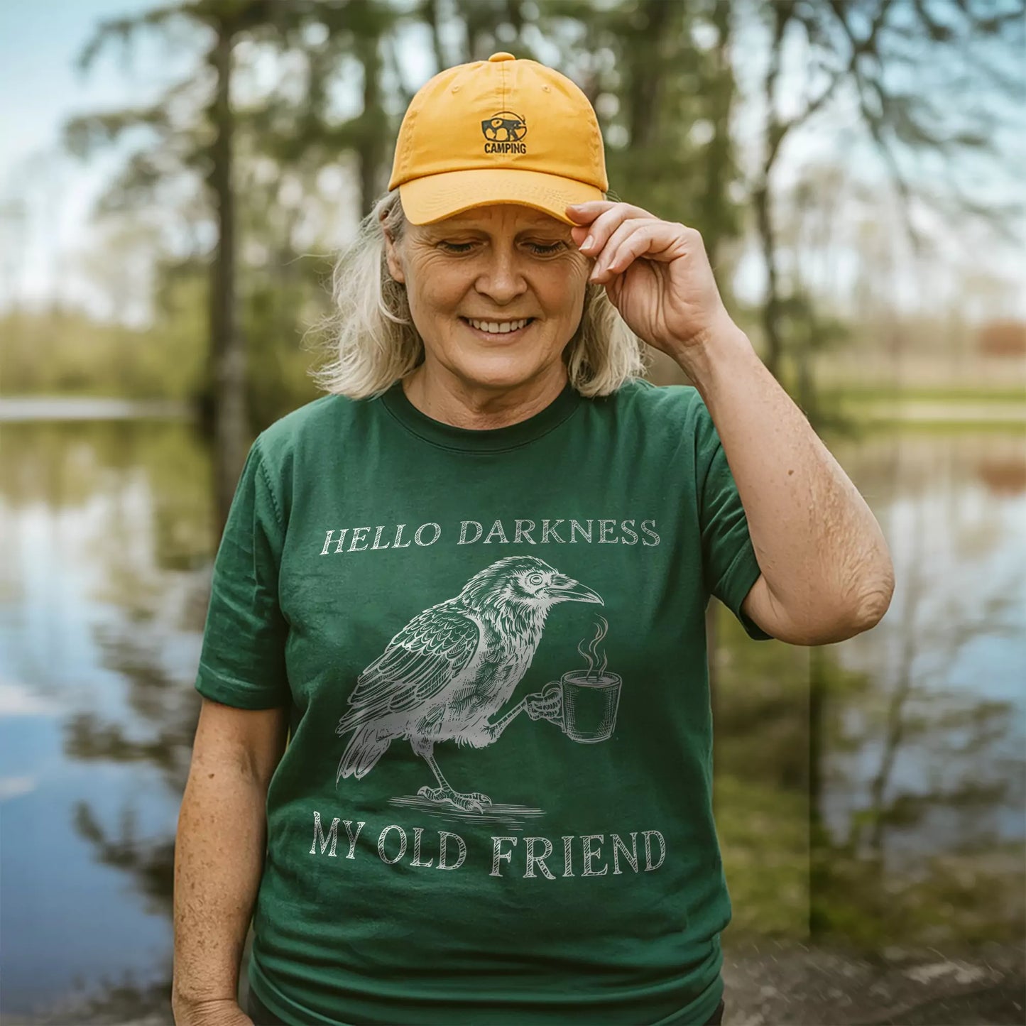 Raven Hello Darkness T-shirt