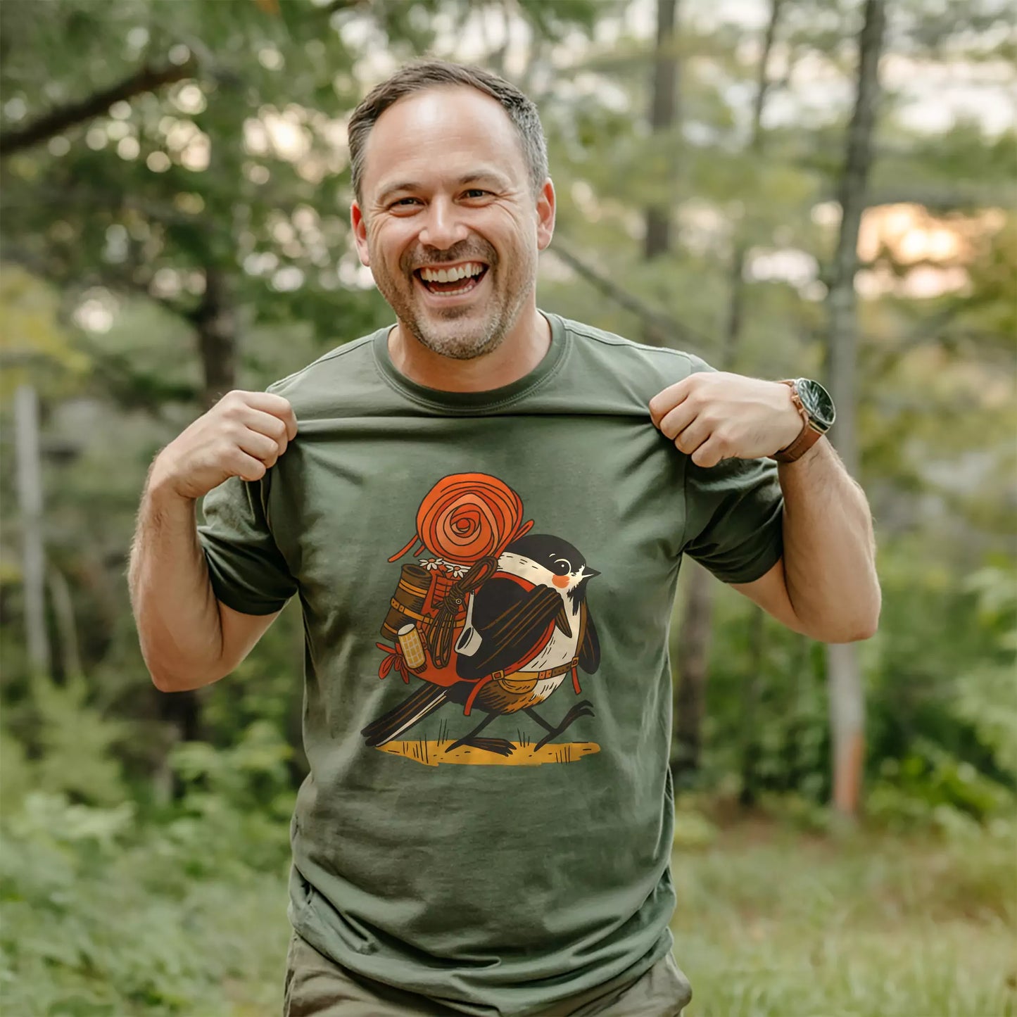 Chickadee Camper T-shirt