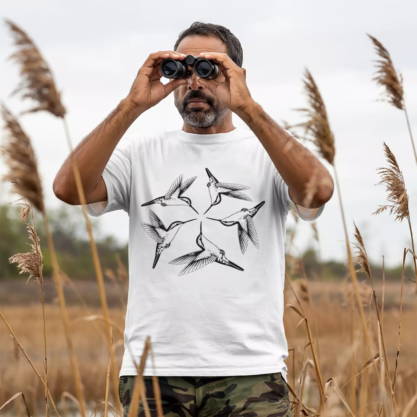 Hummingbird Flower T-shirt