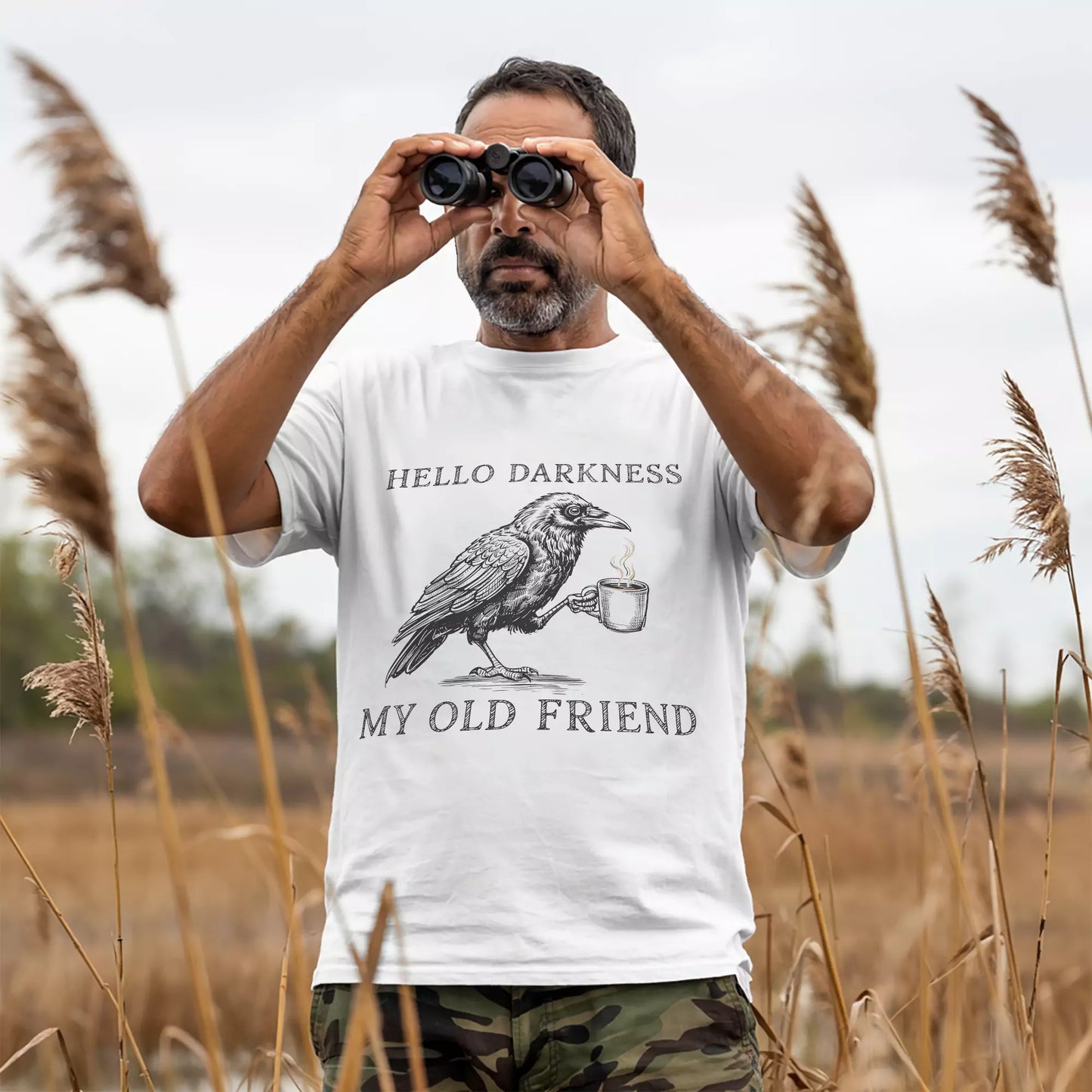 Raven Hello Darkness T-shirt
