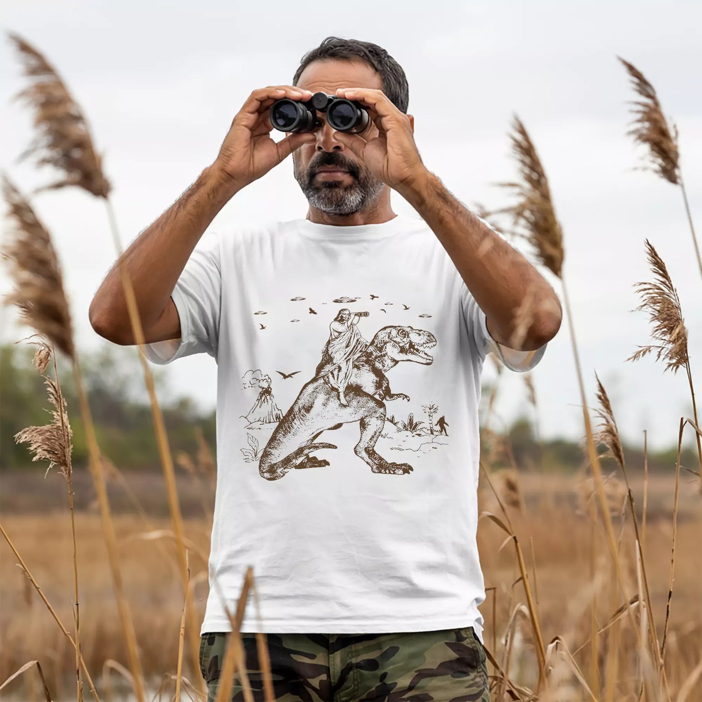 Riding Gators, Spotting Birds T-shirt