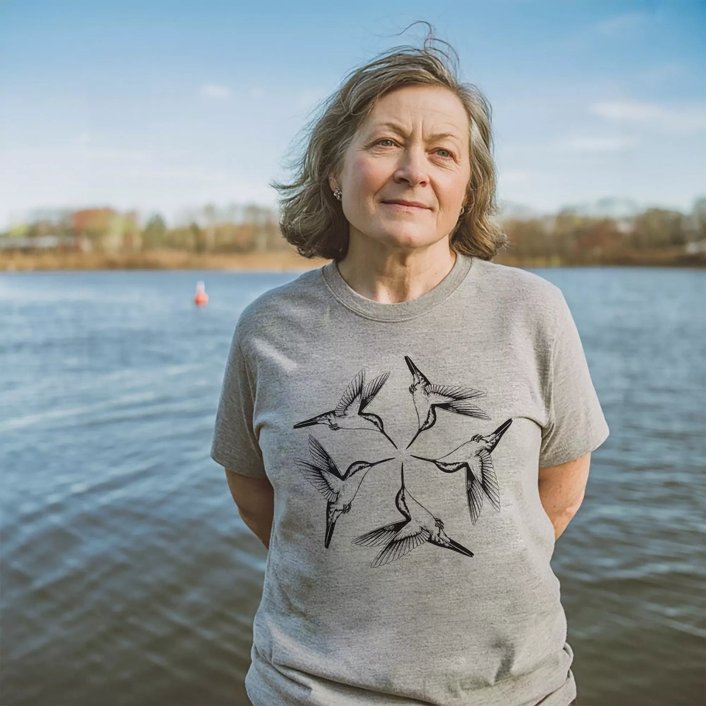 Hummingbird Flower T-shirt
