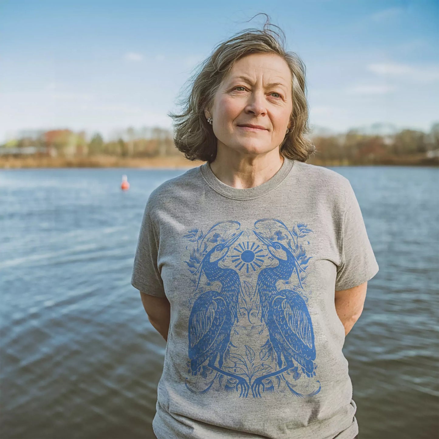 Dawn of the Herons T-shirt