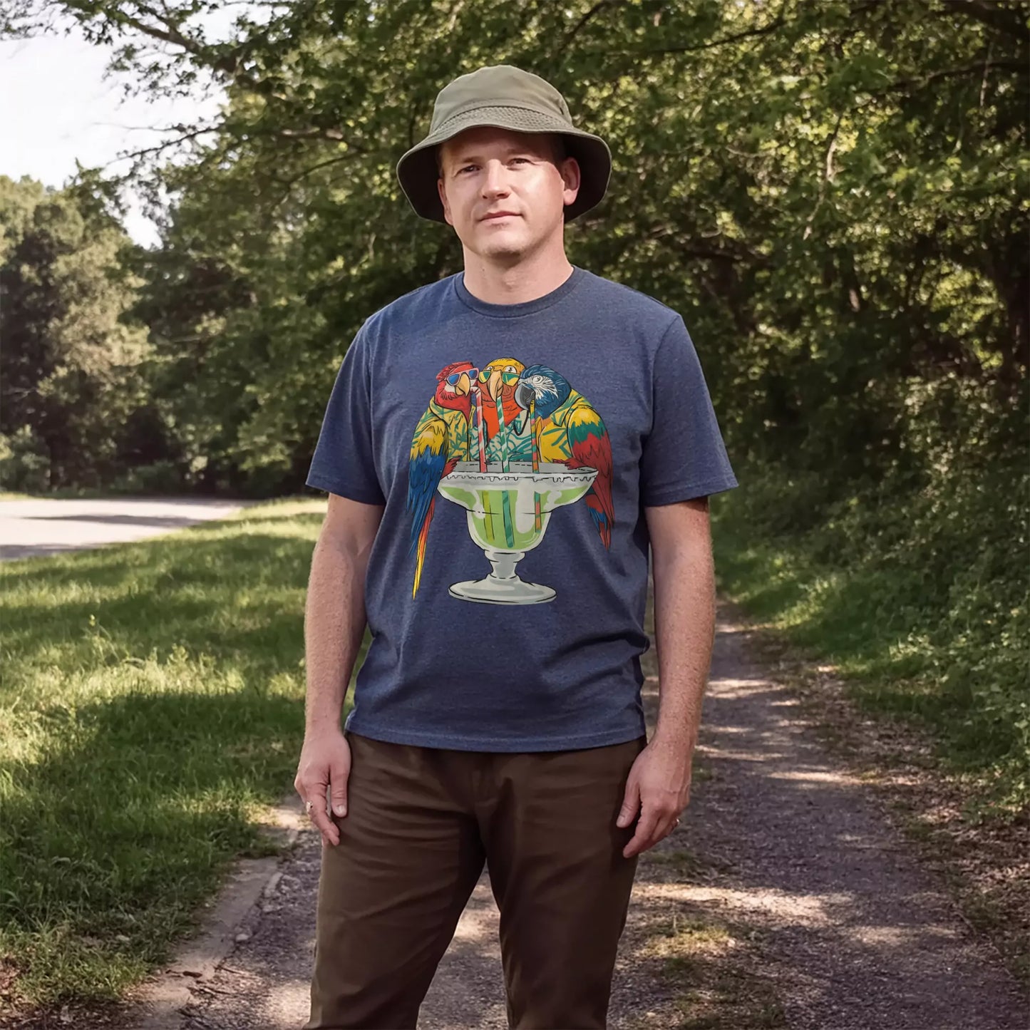 Hawaii Parrots T-shirt