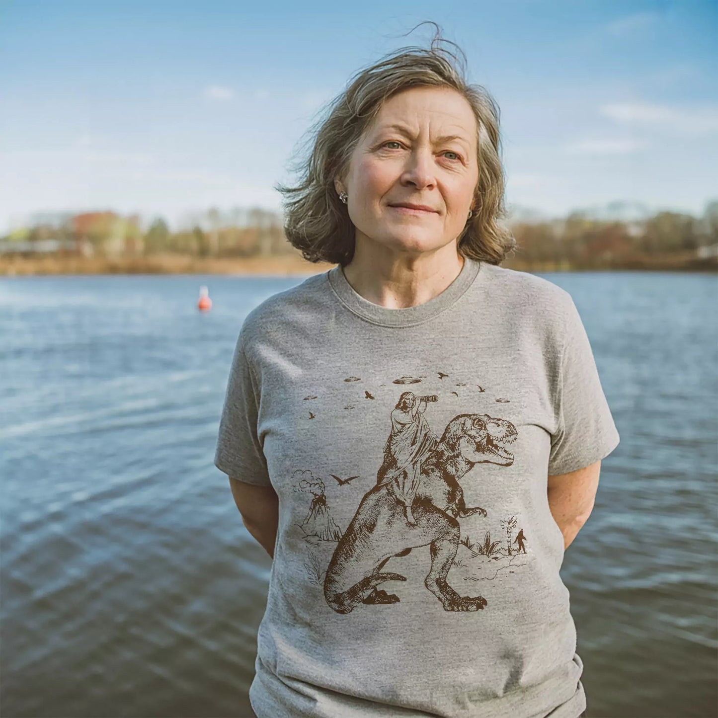 Riding Gators, Spotting Birds T-shirt