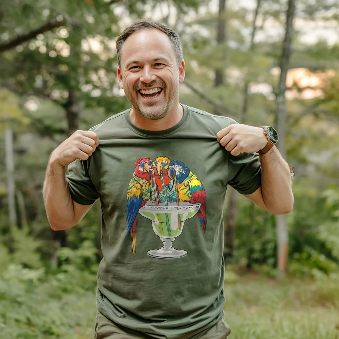 Hawaii Parrots T-shirt