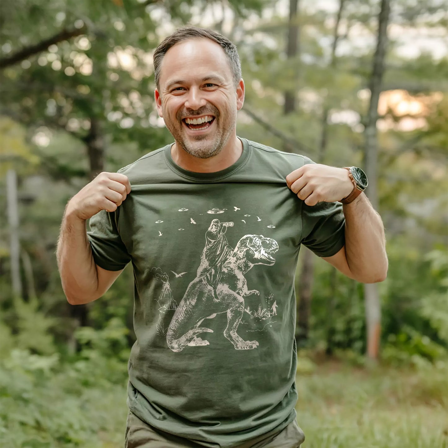 Riding Gators, Spotting Birds T-shirt