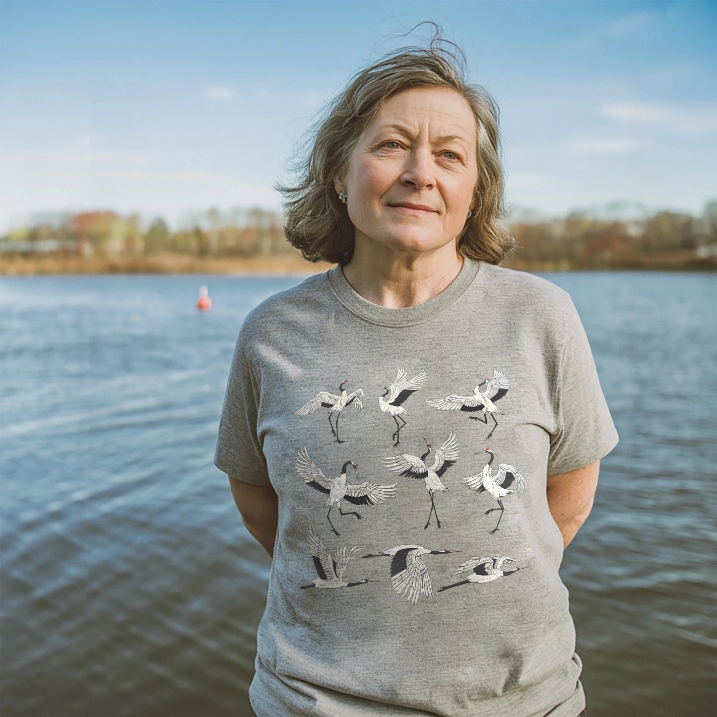 Graceful Cranes T-shirt