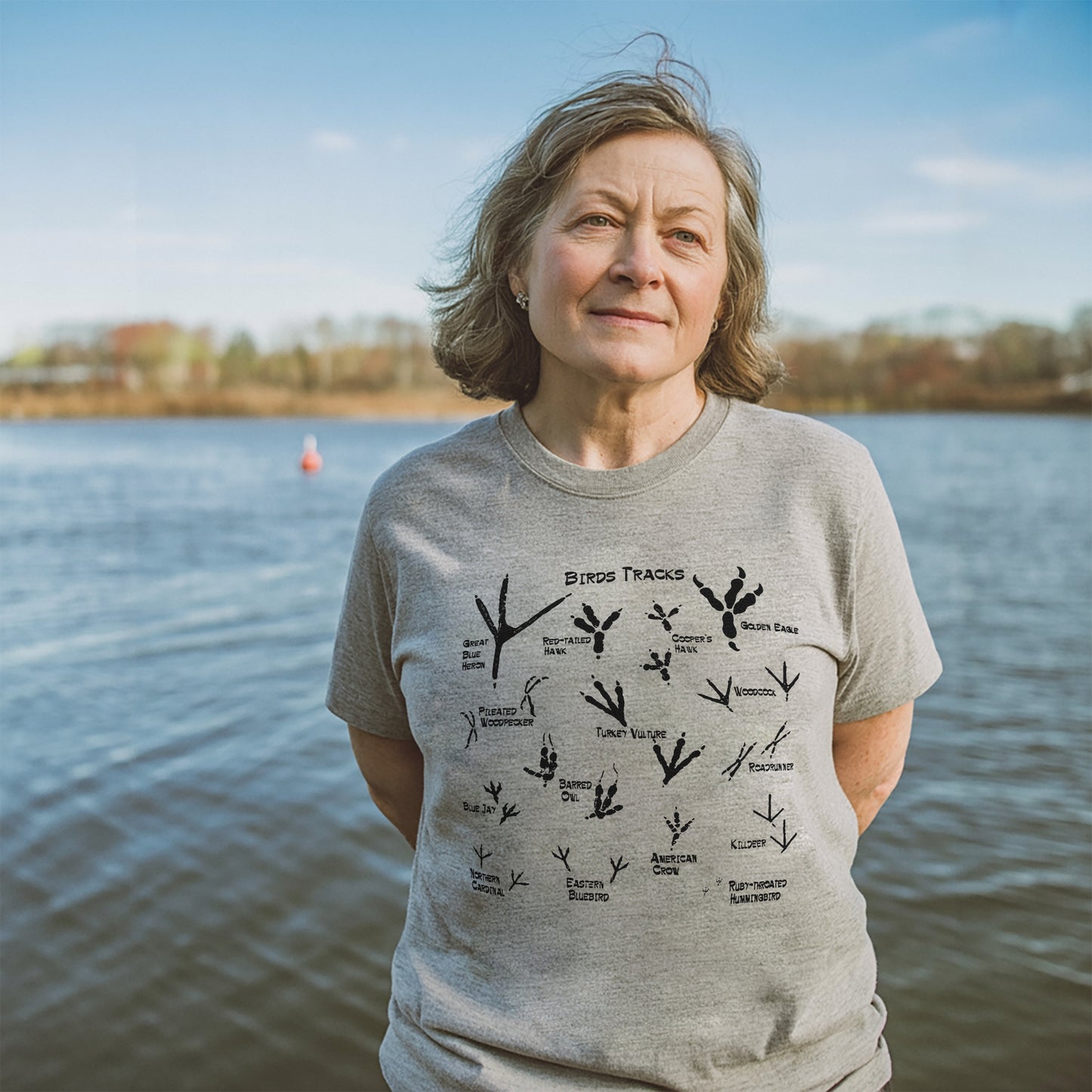 ID Bird Footprints T-shirt