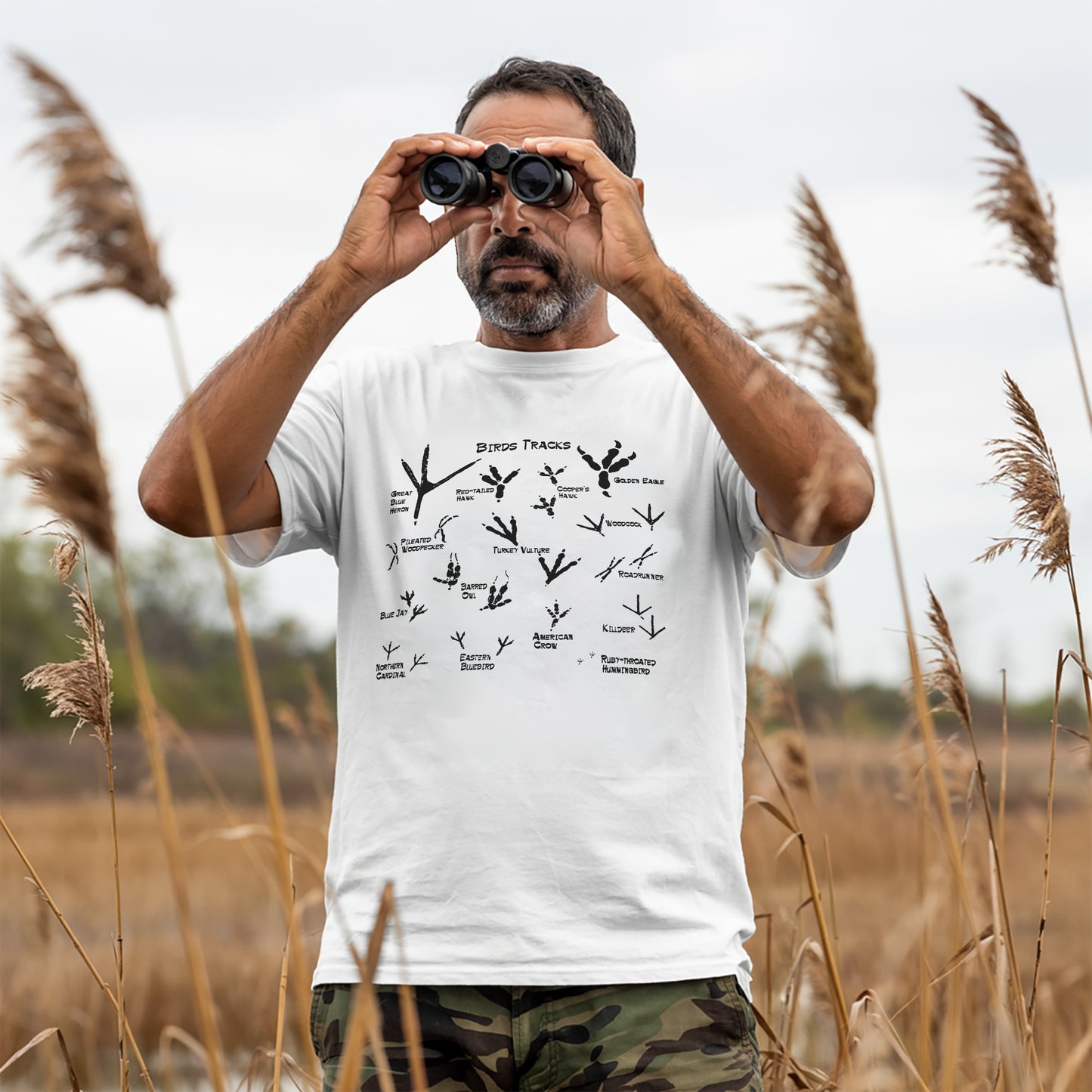 ID Bird Footprints T-shirt