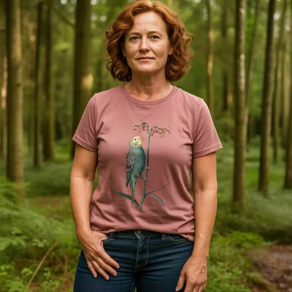 Budgerigar And Lily T-shirt