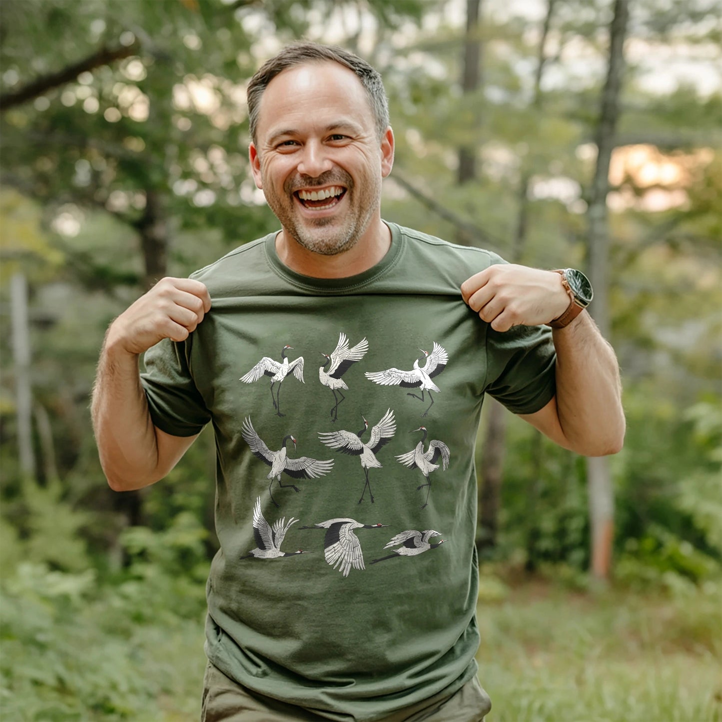 Graceful Cranes T-shirt