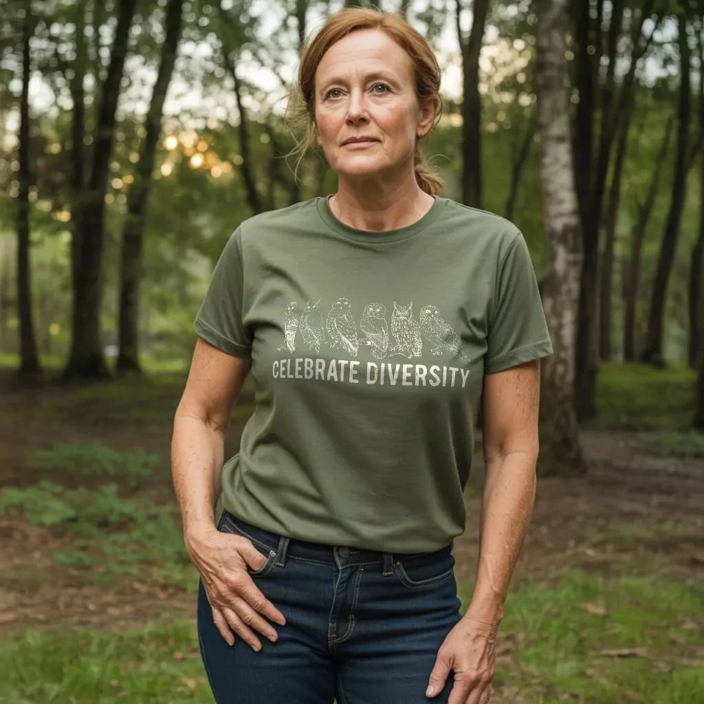 Celebrate Owl Diversity T-shirt