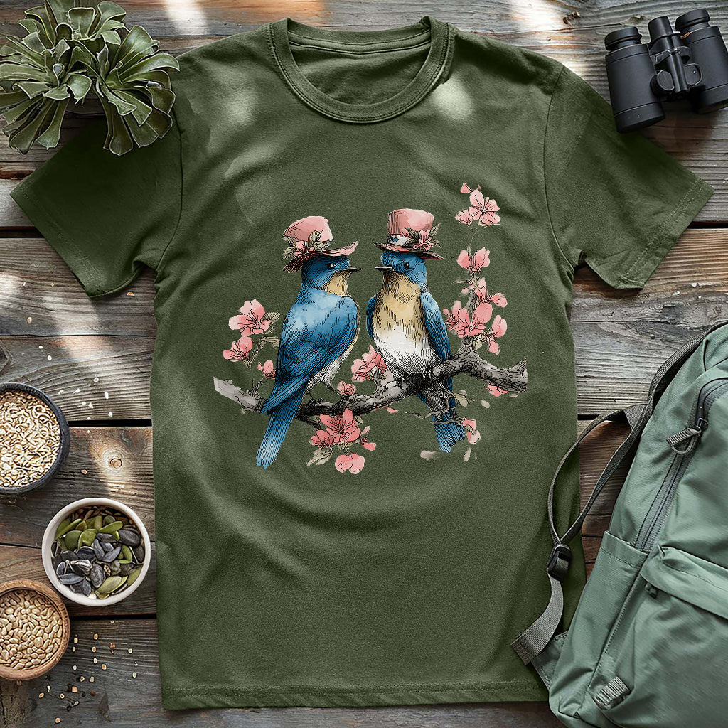 Blossom Bluebird Twins T-shirt