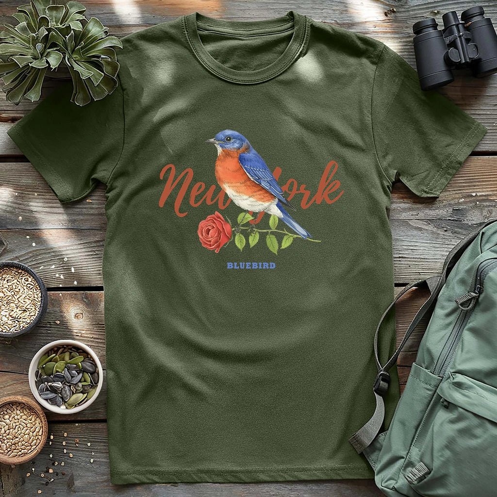 Bluebird In New York T-shirt