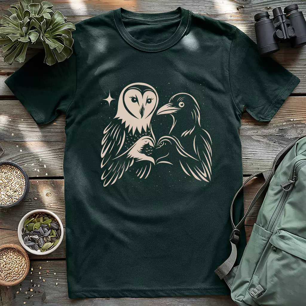 Owl & Crow Couple T-shirt