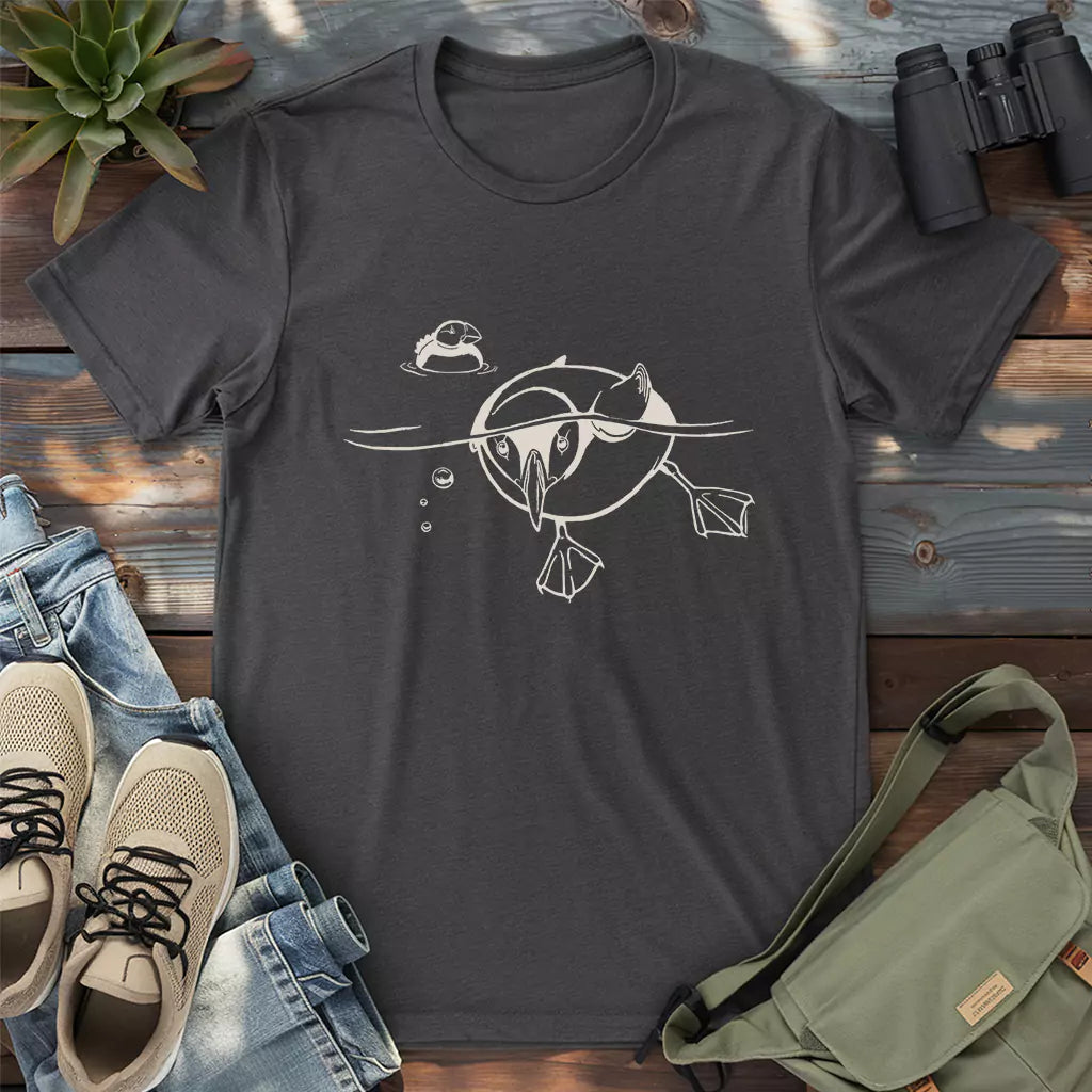 Funny classic puffin around shirt.