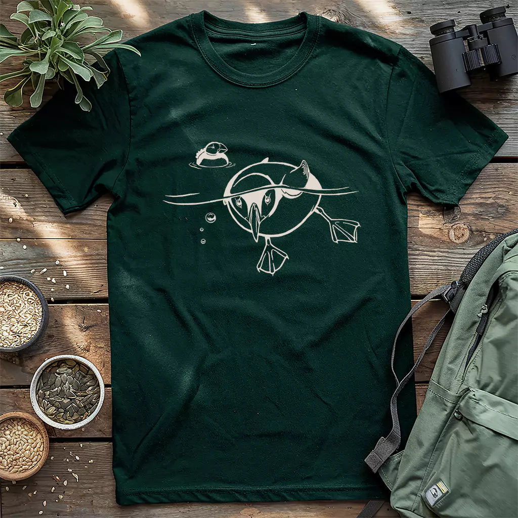 Funny classic puffin around shirt.