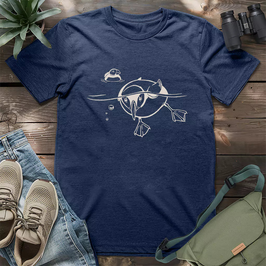 Funny classic puffin around shirt.