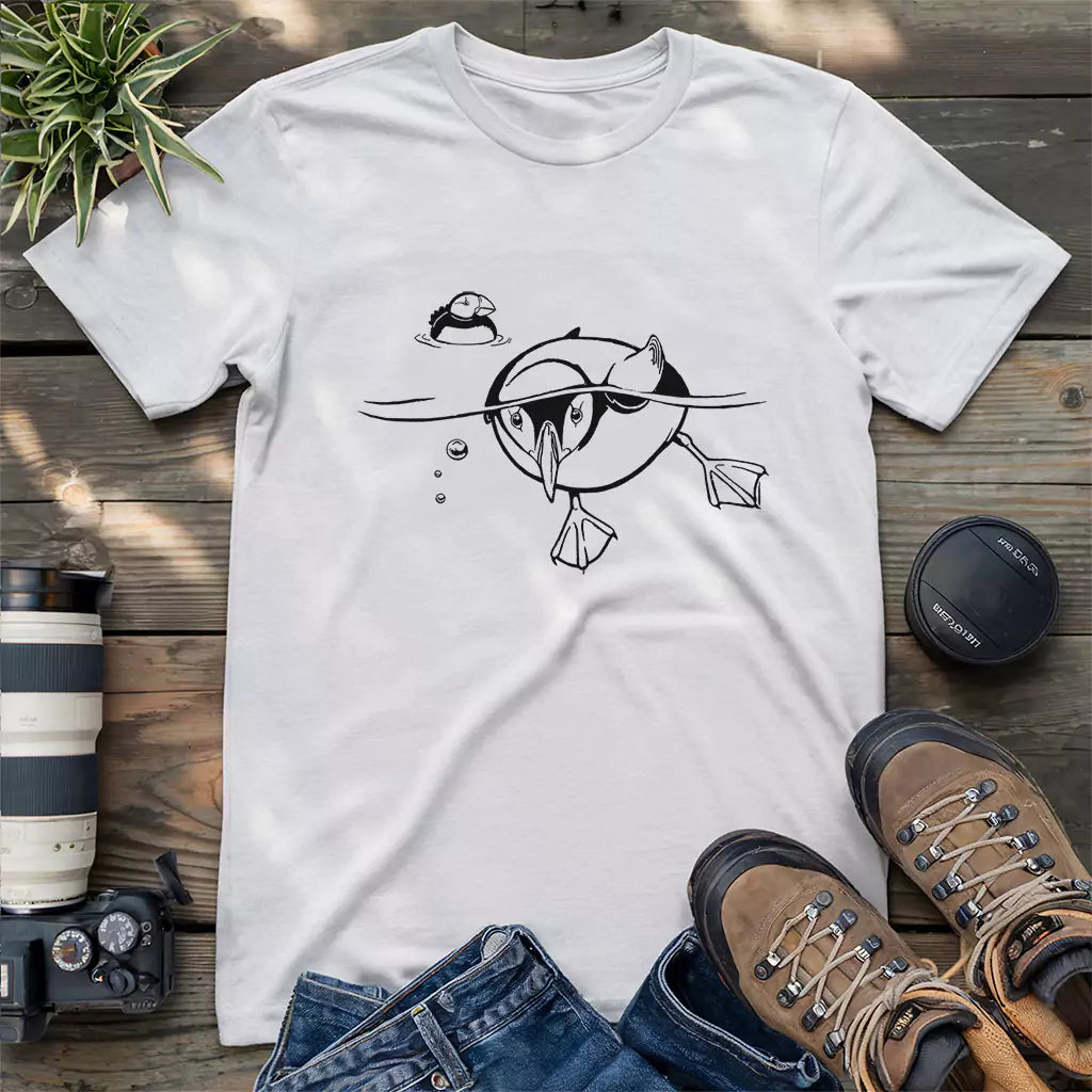 Funny classic puffin around shirt.