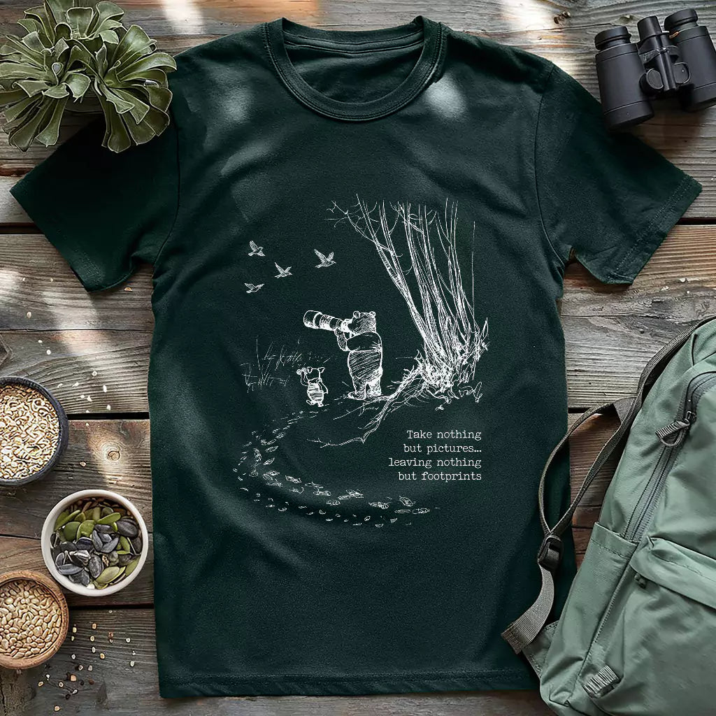 Bird photography and conservation shirt.