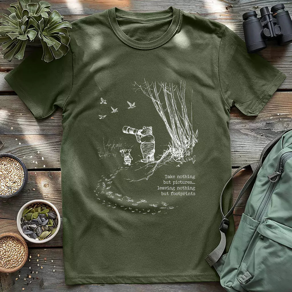 Bird photography and conservation shirt.