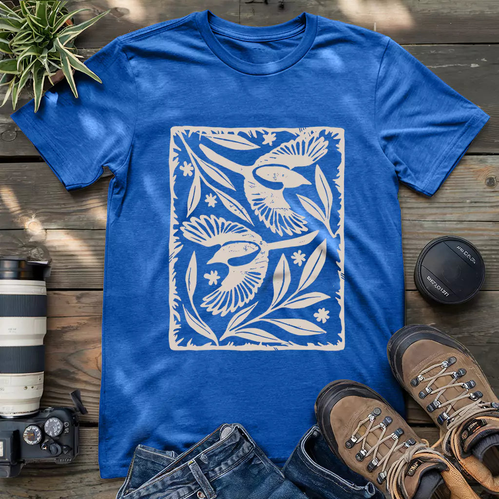 Sparrow Among Petals T-shirt