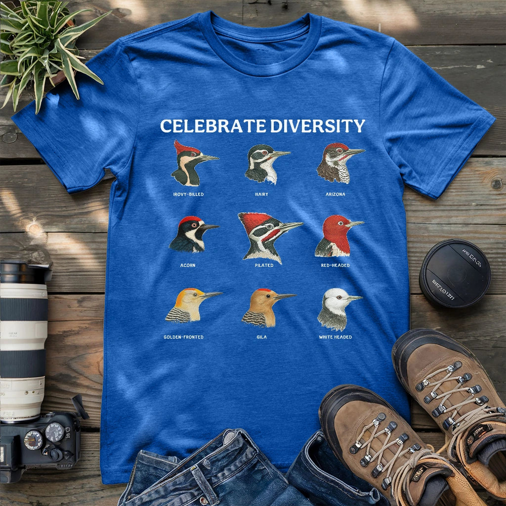 Woodpecker Diversity T-shirt