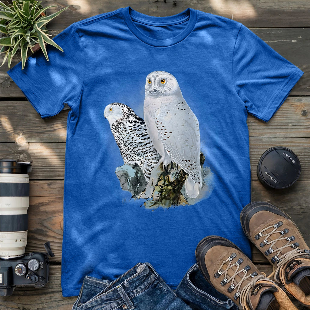 A Snowy Owl Couple T-shirt