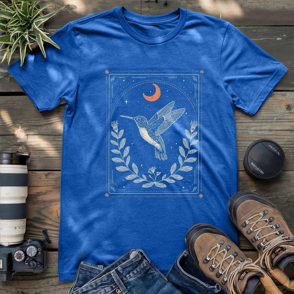 Moon Card Hummingbird T-shirt