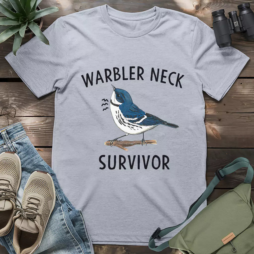 Warbler Neck Survivor T-shirt