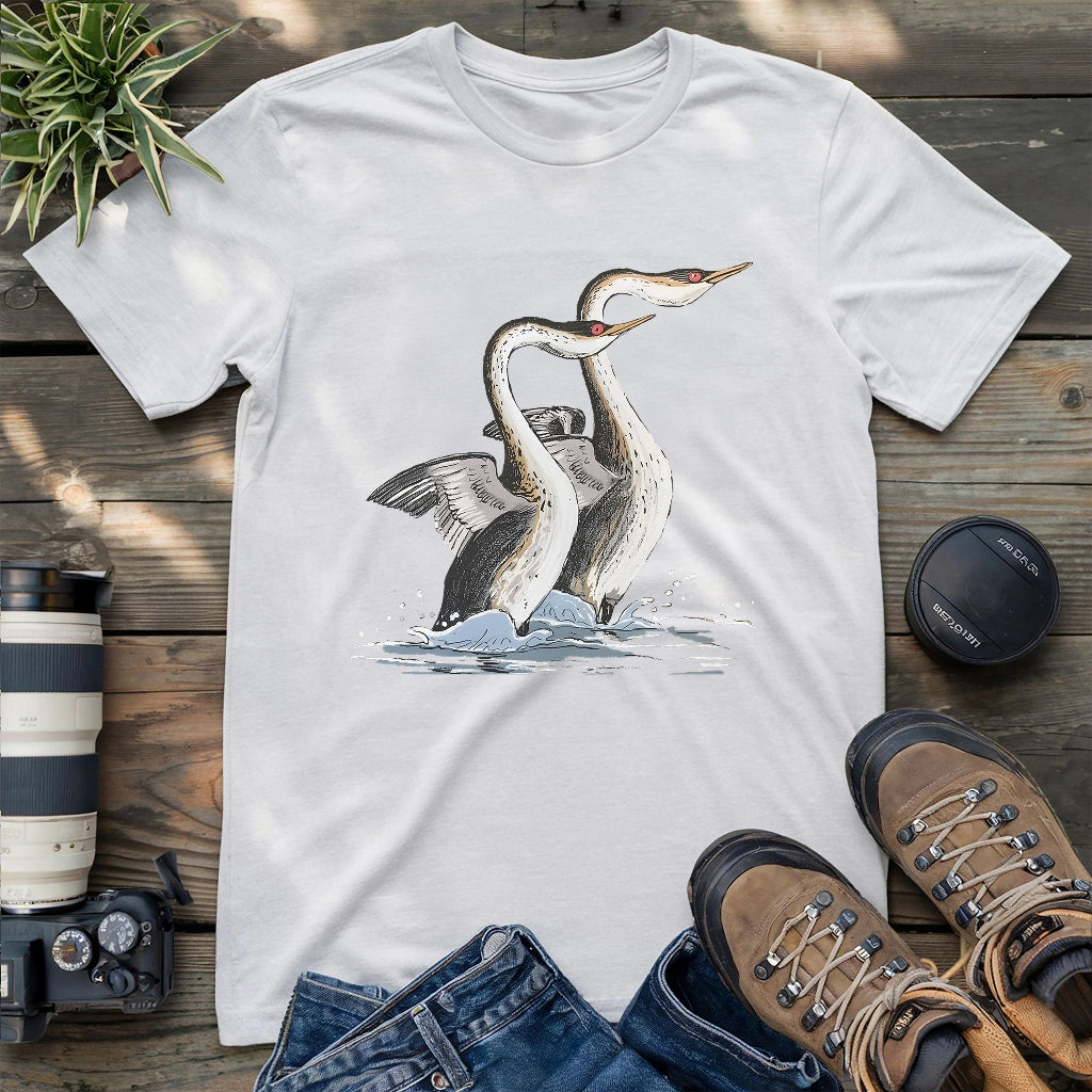 Dancing Grebes T-shirt