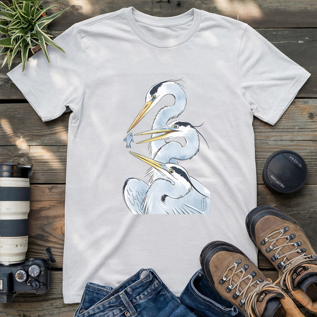 Fighting For A Fish T-shirt
