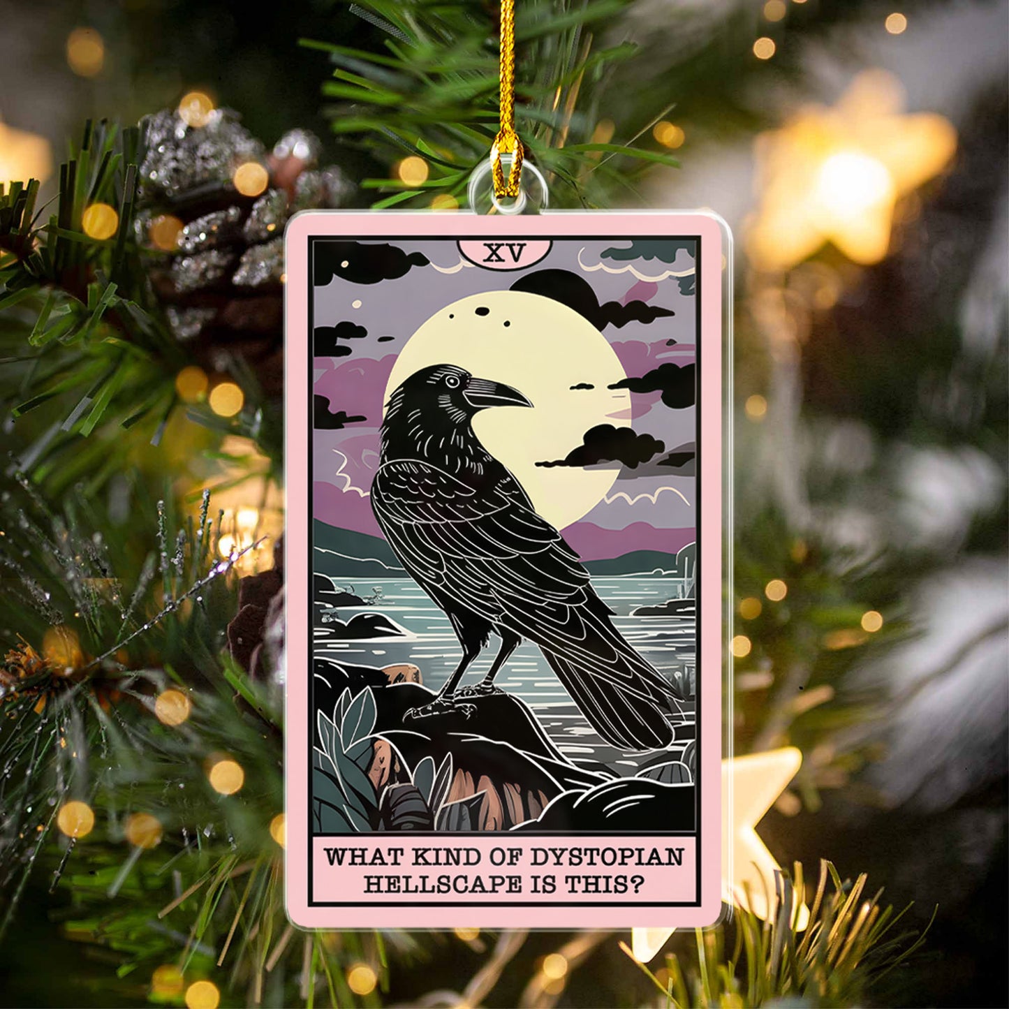 Hellscape Raven Ornament