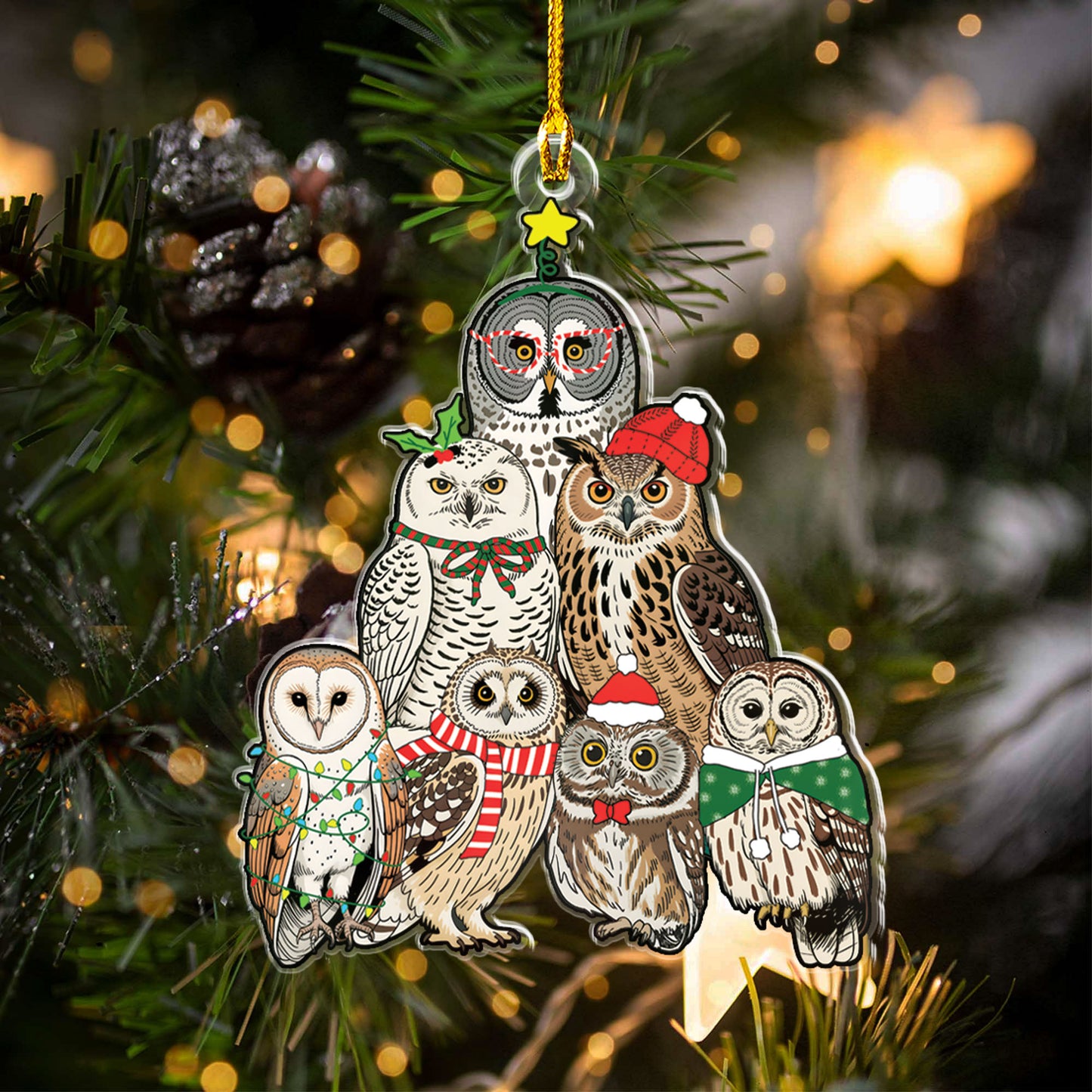 Owl Noel Tree Ornament
