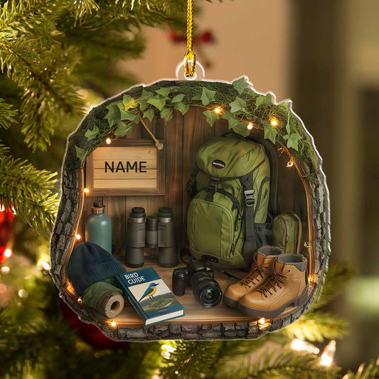Birdwatching Gears Ornament